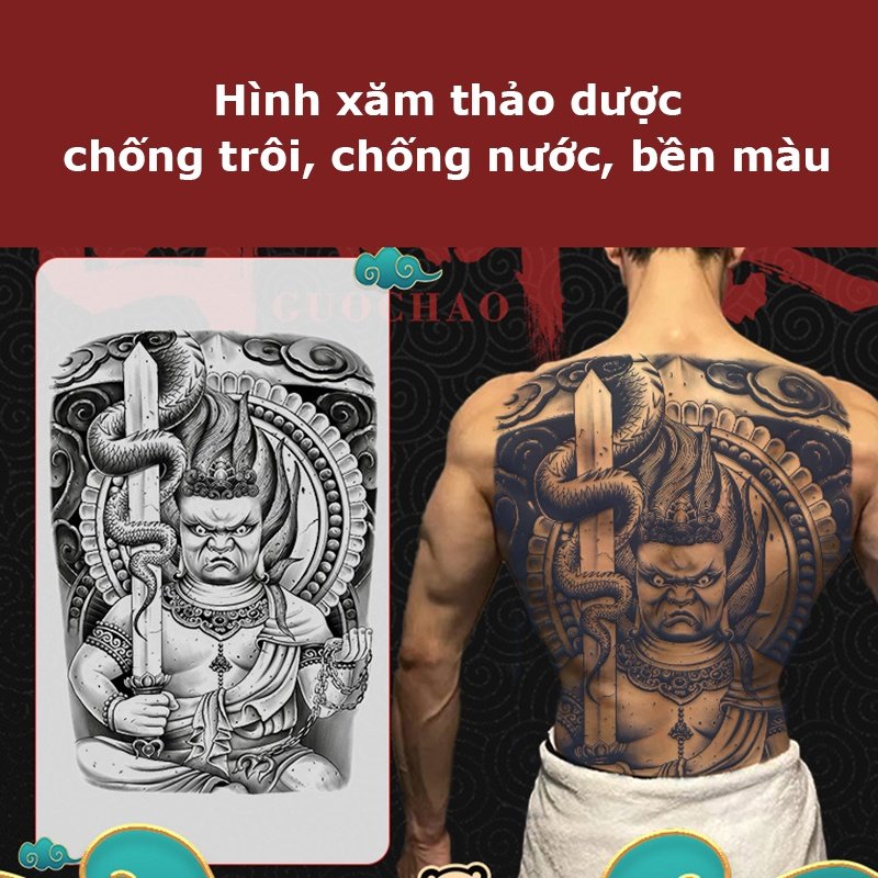 Hình Xăm Thảo Dược Full Lưng