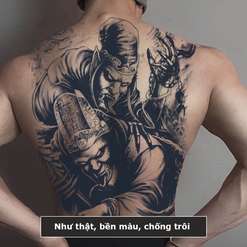 Hình Xăm Thảo Dược Full Lưng