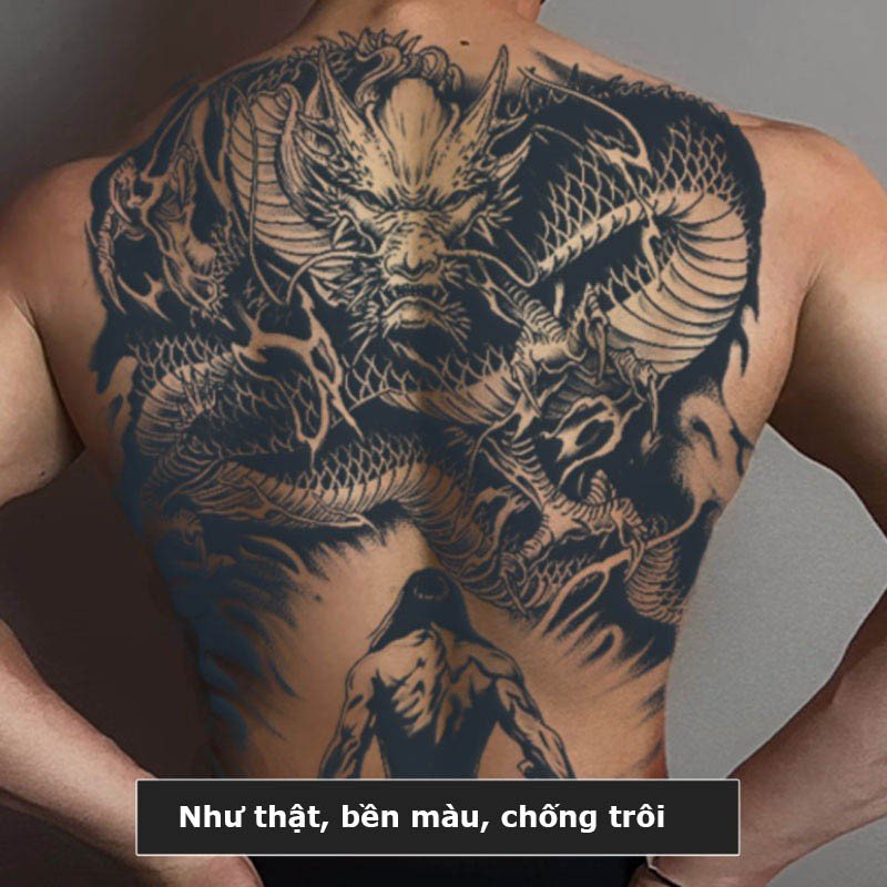 Hình Xăm Thảo Dược Full Lưng