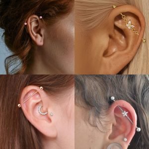 Tổng hợp các loại chốt khuyên tai hiện nay: Phong phú, đa dạng