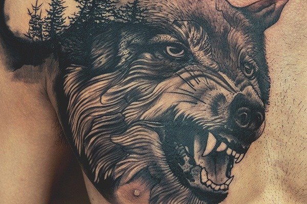Ý nghĩa hình xăm sói và các màu tattoo đẹp mắt nhất