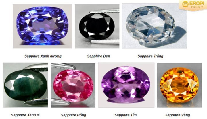 Bộ sưu tập vòng tay đá sapphire trắng đa dạng và tinh tế