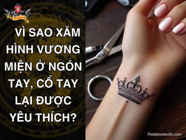 Hình xăm vòng tay đơn giản, thiết kế thanh lịch trên cổ tay
