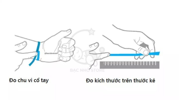 Hướng dẫn đo kích thước lắc tay cho bé gái