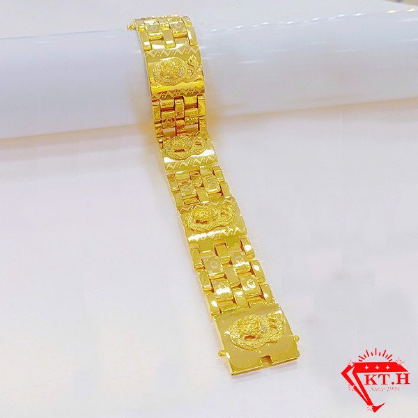 Lắc tay nam vàng 18k thiết kế sang trọng