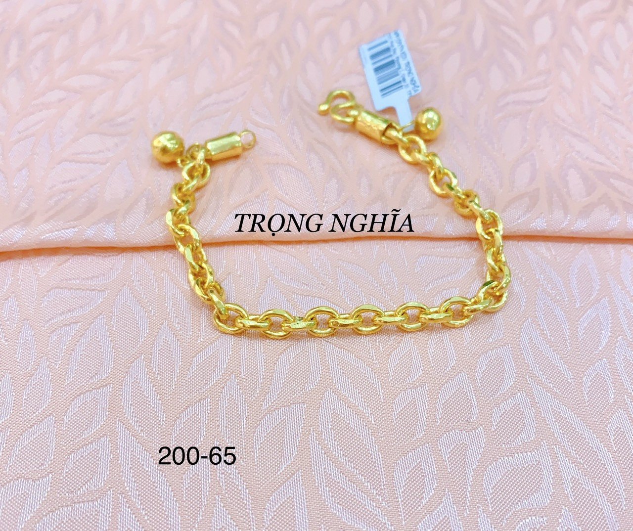 lắc tay vàng 9999 1 chỉ nữ kiểu dáng thanh lịch