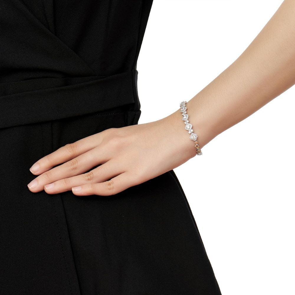 Lắc tay vàng dưới 1 triệu đính đá CZ lấp lánh, sang trọng