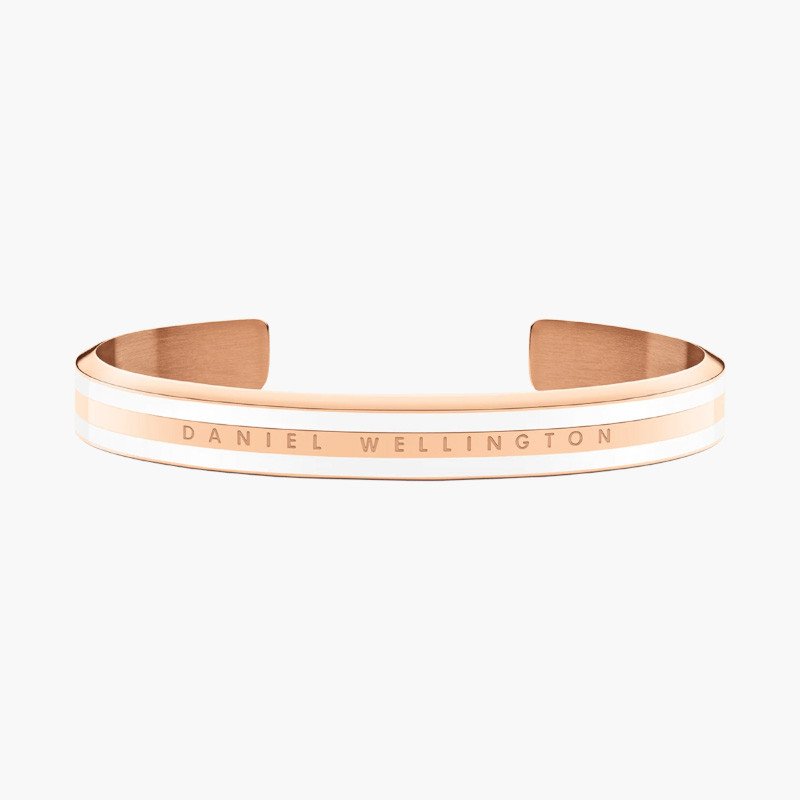 Mẫu lắc tay Daniel Wellington Emalie Slim màu vàng hồng thanh lịch