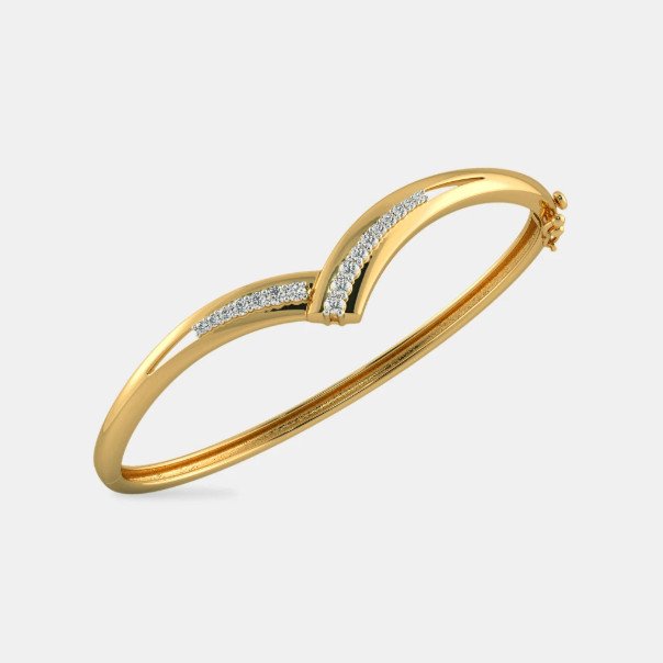 mẫu lắc tay vàng 24k 1 cây nữ chạm khắc hoa văn tinh tế trên cổ tay