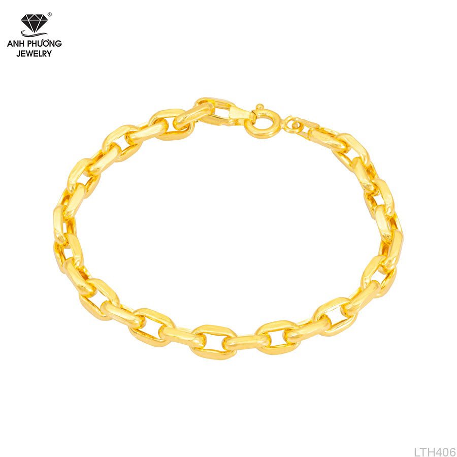 Mẫu lắc tay vàng nam dây xích 18K lịch lãm, phong cách, dưới 5 triệu