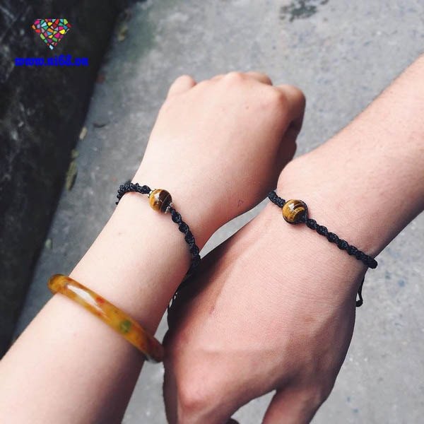 Mẫu vòng tay handmade kết hợp đá mắt hổ