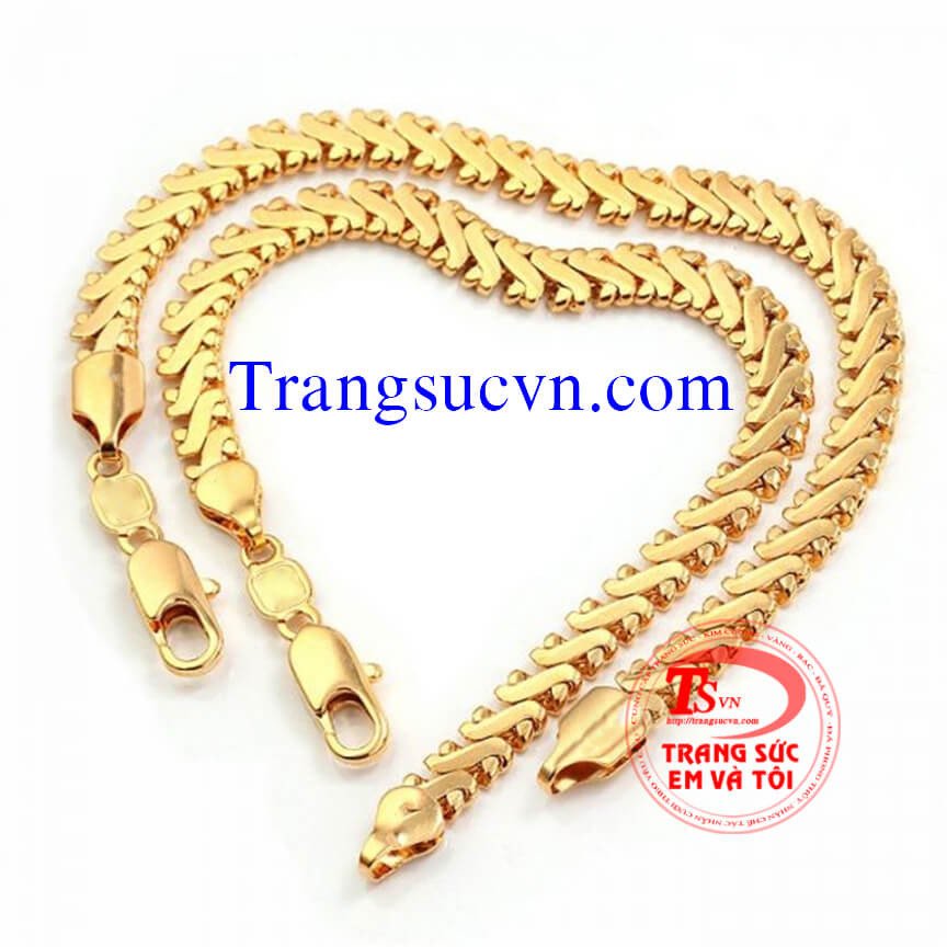 Quà tặng lắc tay vàng đôi nam nữ ý nghĩa cho cặp đôi