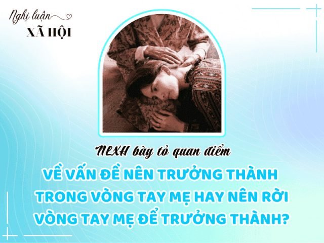 Sơ đồ tư duy về hành trình trưởng thành trong vòng tay mẹ và những lựa chọn phát triển cá nhân