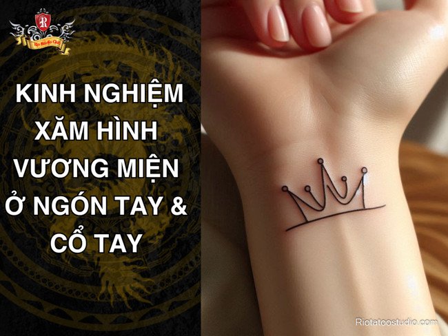 Tattoo studio hình xăm vòng tay đơn giản cần sự tỉ mỉ