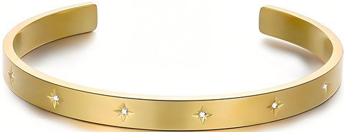 Thiết kế vòng đeo tay dạng cuff bằng kim loại