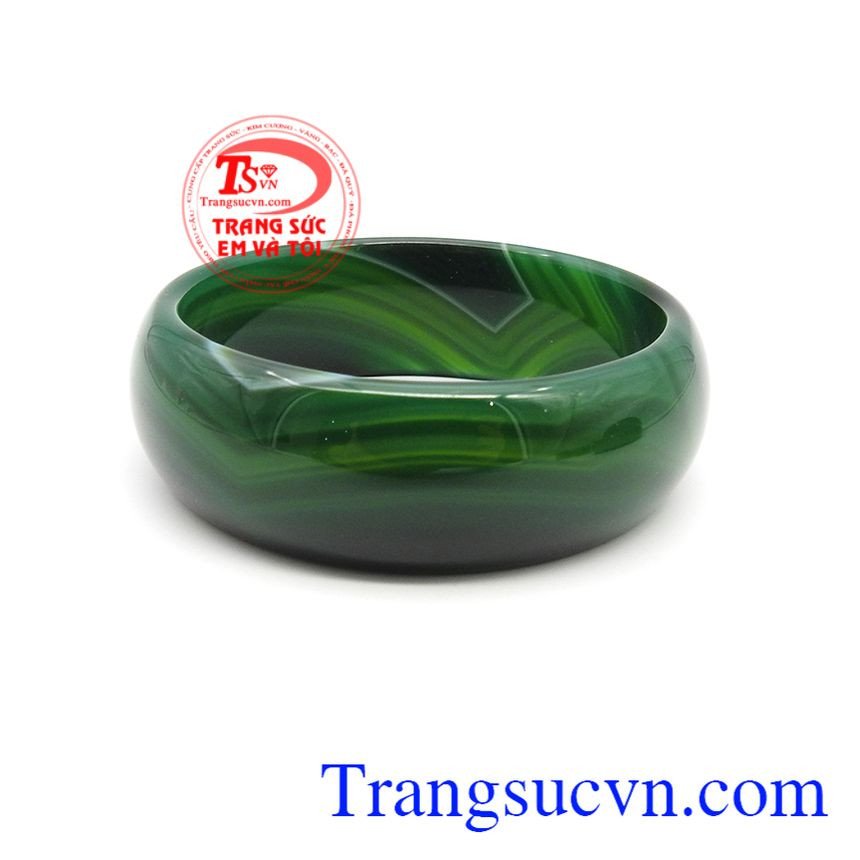 Vòng đeo tay mã não cao cấp bản hẹ, thiết kế ôm sát cổ tay thanh lịch