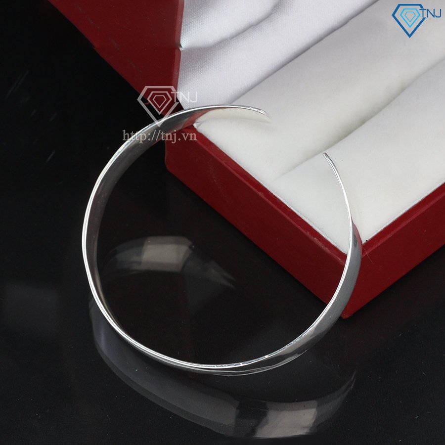 Vòng tay bạc nam trơn LTA0013 sang trọng, phù hợp cho nhiều dịp