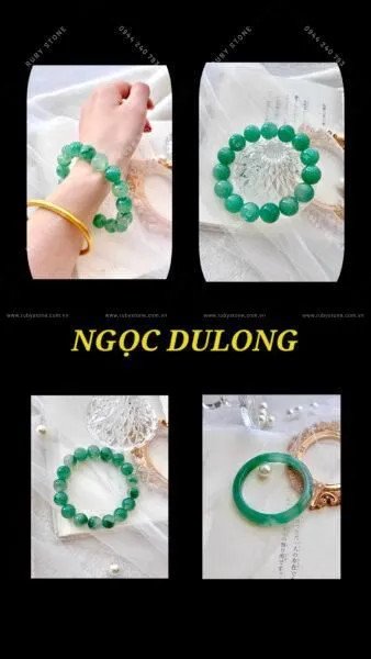 Vòng tay ngọc Du Long đẹp mắt