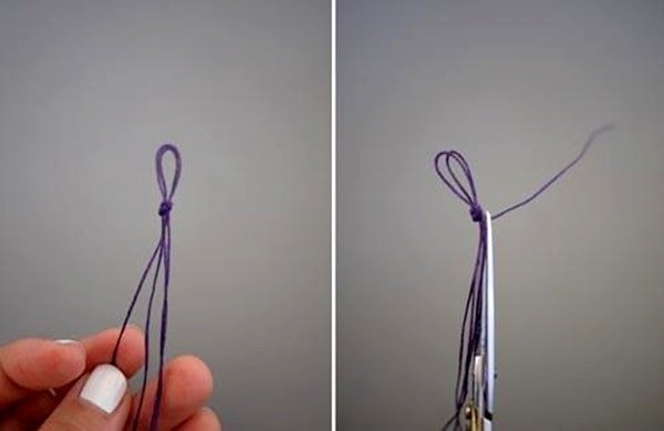 Vòng tay tết rít phối hạt bước 2