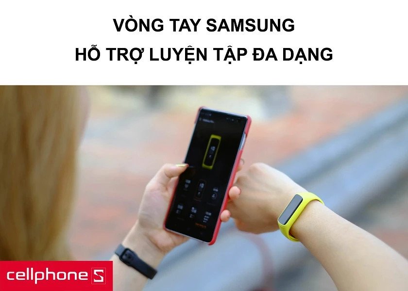 Vòng tay thể thao Samsung Galaxy Fit mỏng nhẹ, nhiều công nghệ