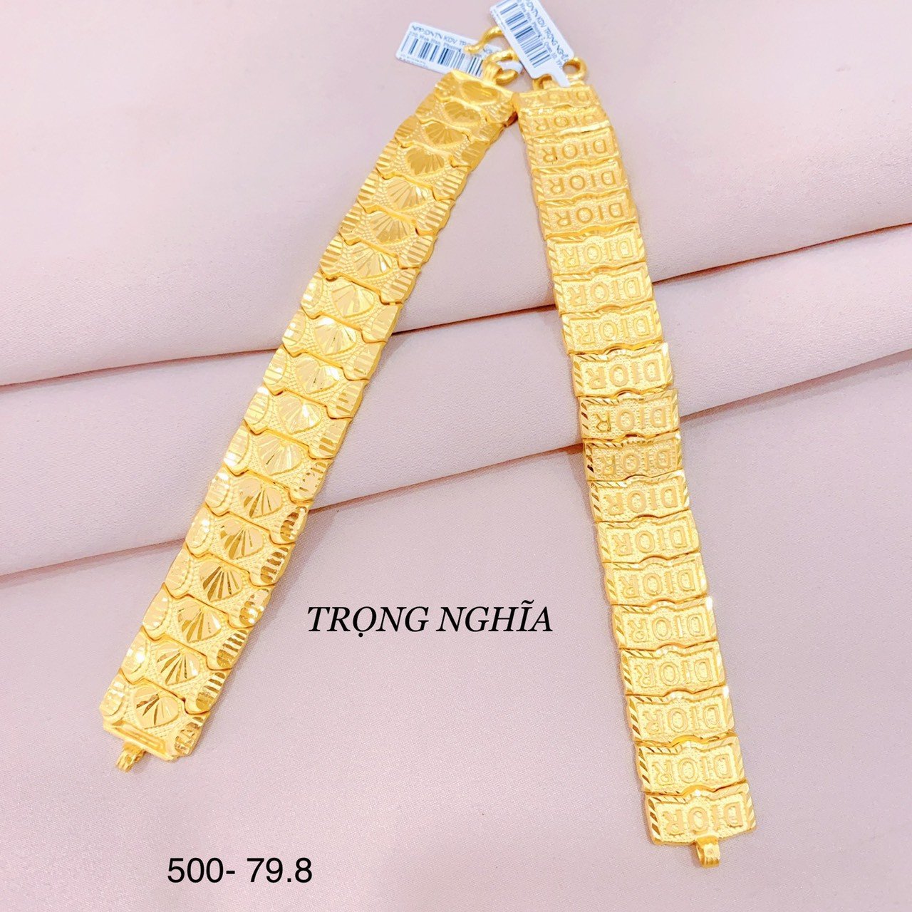 Vòng tay trơn vàng 24K 5 chỉ nam thiết kế mạnh mẽ, đẳng cấp