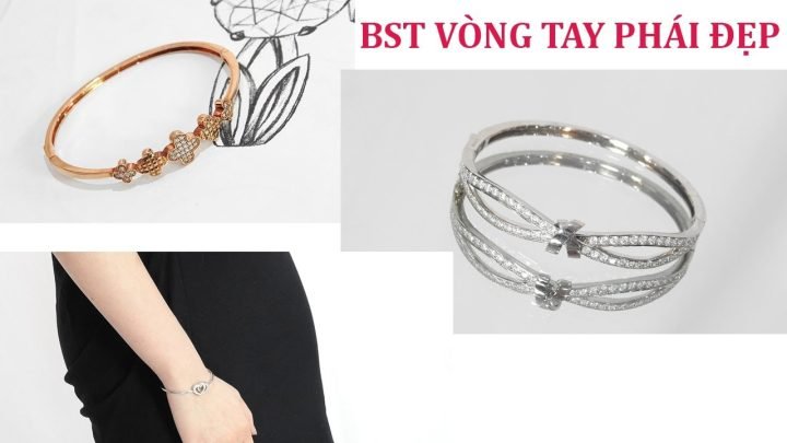 Vòng tay vàng tây trơn đơn giản nhưng sang trọng trên cổ tay người phụ nữ