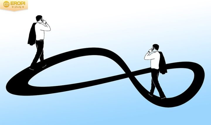 Biểu tượng vô cực trên vòng tay thể hiện sự vĩnh cửu, không giới hạn trong tình yêu