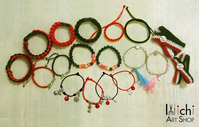 Bộ sưu tập vòng tay đôi handmade đa dạng phong cách