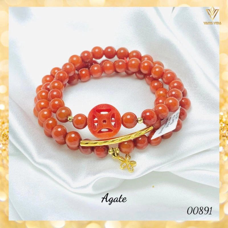 Bộ vòng tay nhiều vòng dành cho người mệnh Thổ