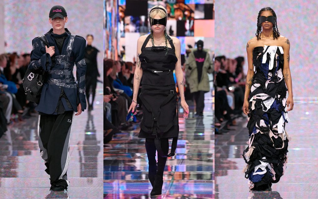 Các thiết kế trong bộ sưu tập Thu Đông 2024 của thương hiệu Balenciaga