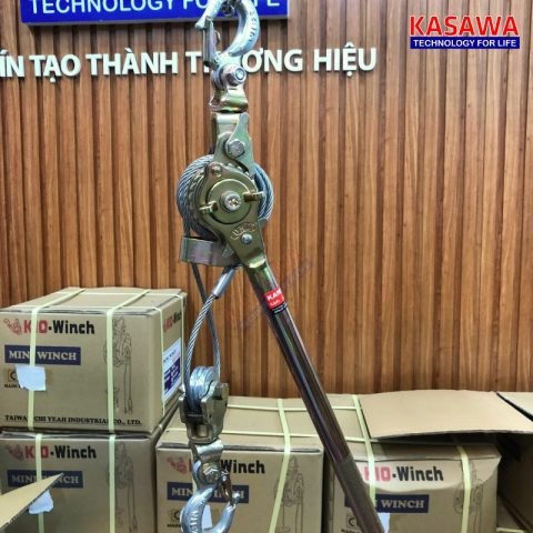 Cấu tạo chi tiết của tời cáp lắc tay