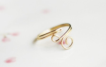 Chiếc vòng tay bằng dây đồng handmade đã hoàn thành