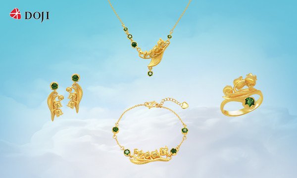 Chọn thêm các món trang sức khác trong BST như nhẫn, bông tai,... giúp thể hiện phong cách cá nhân