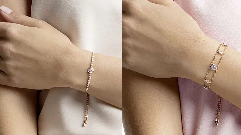 Chọn vòng tay 15cm là size bao nhiêu với chất liệu thanh mảnh