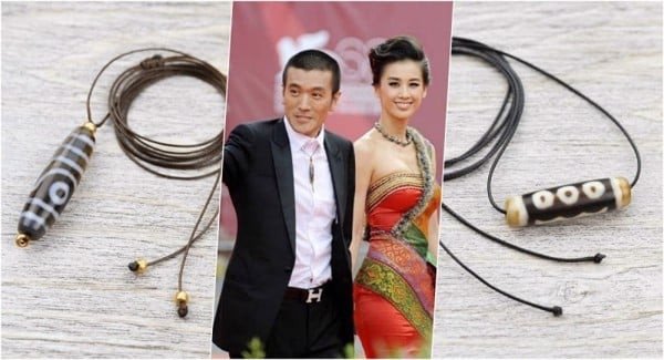 Đá Dzi Tây Tạng với các họa tiết
