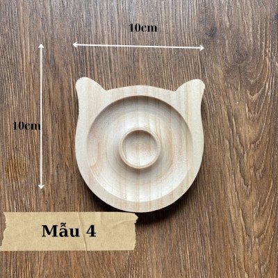Đế gỗ thông trưng bày vòng tay cổ trang mộc mạc