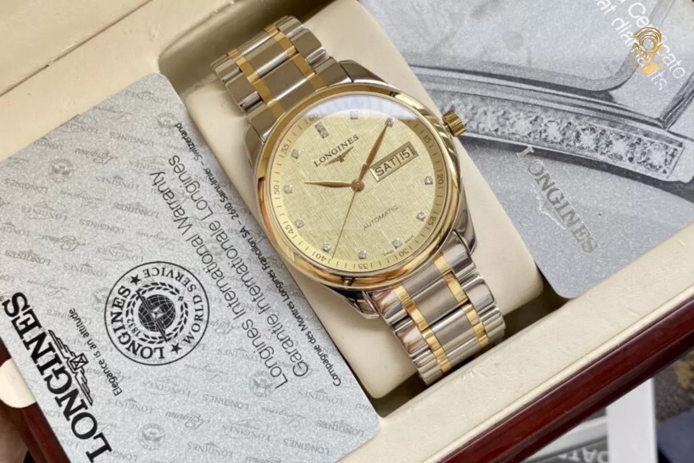 Đồng hồ vàng Longines Master
