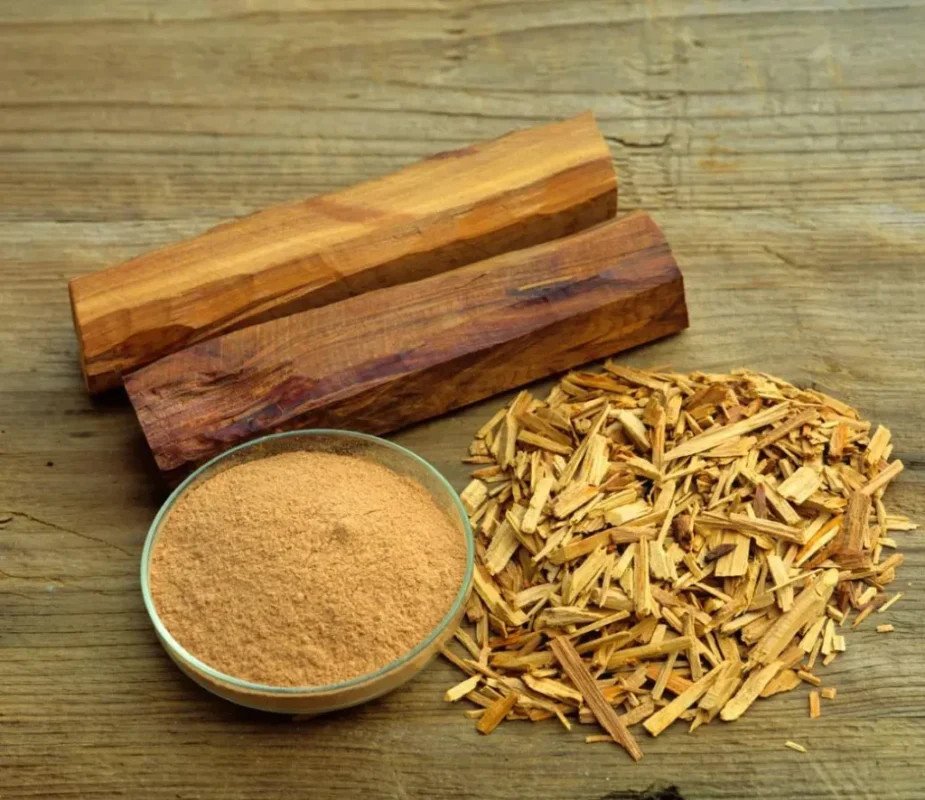 Gỗ đàn hương xanh tự nhiên, màu sắc và vân gỗ độc đáo