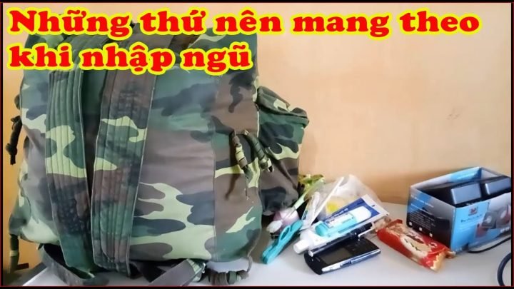 Hành trang cơ bản khi đi nghĩa vụ quân sự