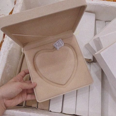Hộp nhung đựng trang sức