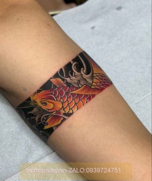 Hướng dẫn chăm sóc hình xăm cá chép vòng tay
