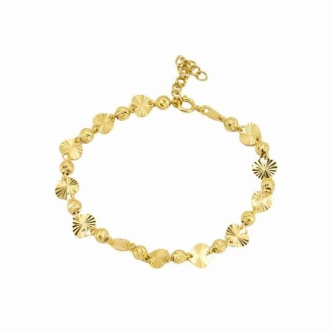 Lắc tay 18k 1 chỉ trơn sang trọng