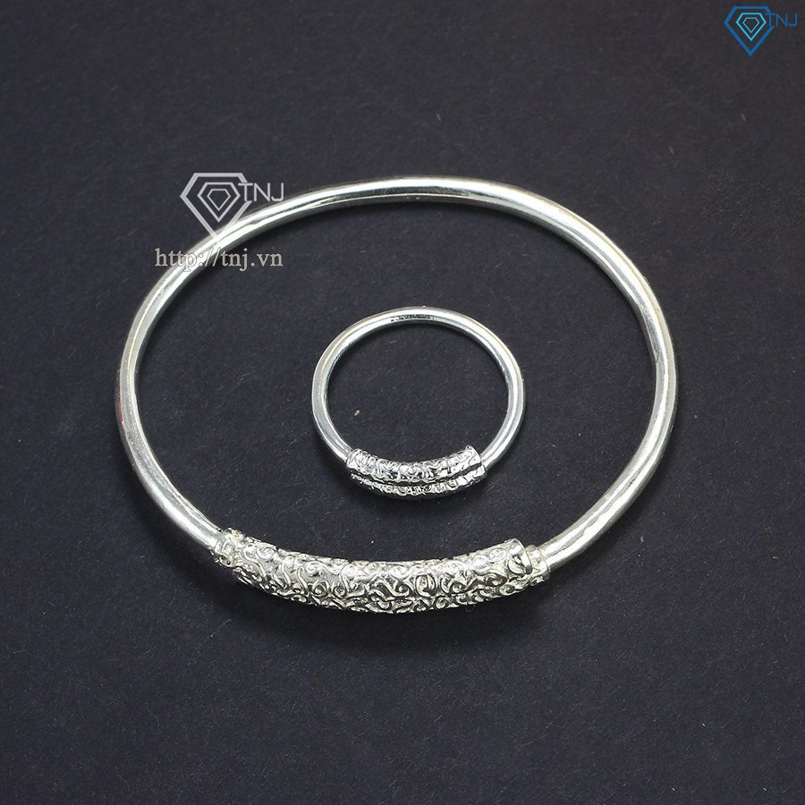Lắc tay bạc nam hình gậy như ý TSA0002 tinh xảo