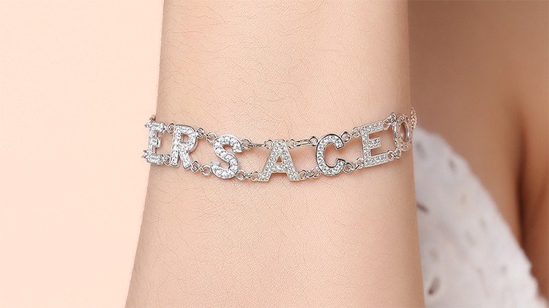 Lắc Tay Bạc Nữ Đính Đá Mạ Vàng Trắng AvaJi AVJ.B000086