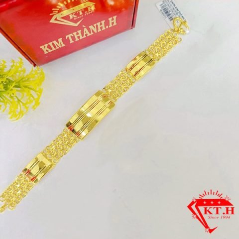 Lắc tay cỏ ba lá vàng sang trọng