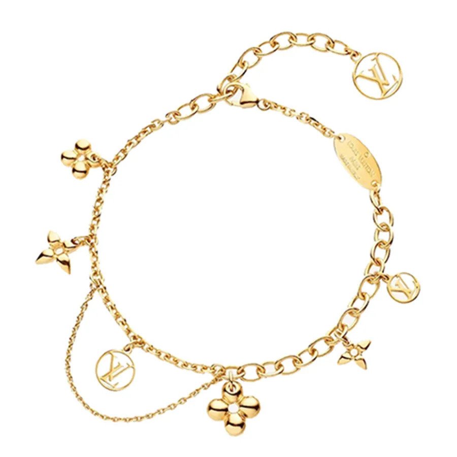 Lắc tay LV nam chính hãng với họa tiết Monogram và chất liệu cao cấp
