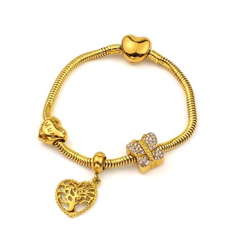 Lắc tay nam phong cách Pandora với các hạt charm độc đáo