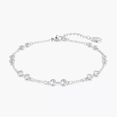 Lắc tay Swarovski chính hãng ánh bạc với các hạt pha lê lấp lánh