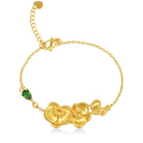 Lắc tay vàng 24K 2 chỉ nữ có nhiều thiết kế đa dạng