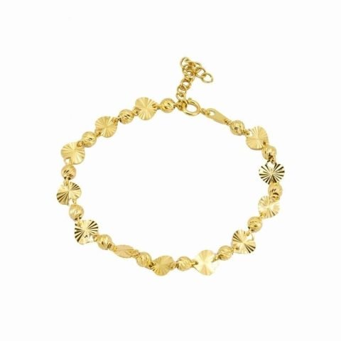Lắc tay vàng 9999 nữ 1 chỉ với độ tinh khiết cao, thể hiện vẻ đẹp sang trọng